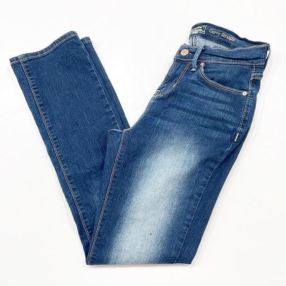 Signature by Levi Strauss curvy straight denim jeans - Picture 2 of 7